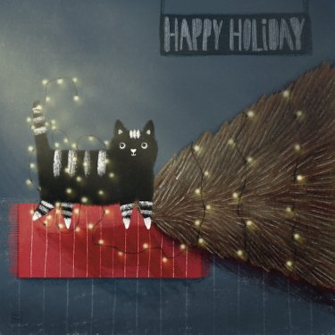 Открытка Cardsi -  Happy holiday №3406